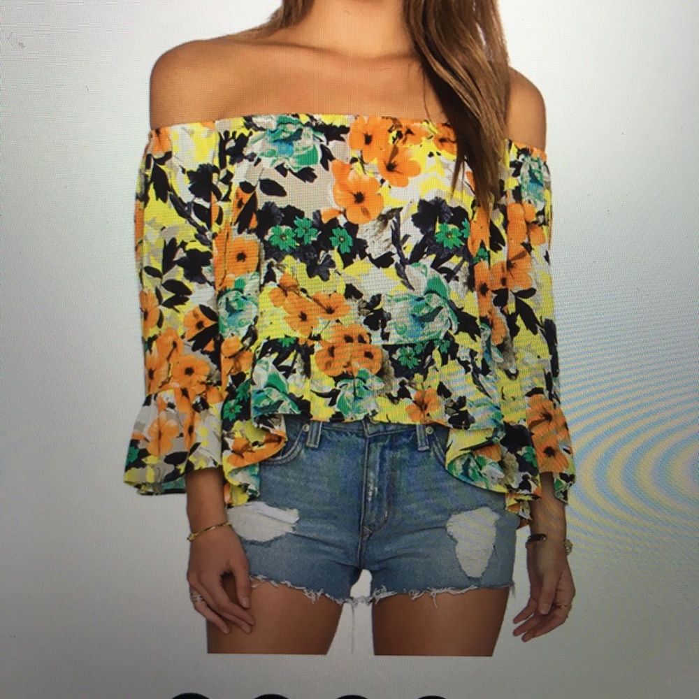 Eighty six floral top